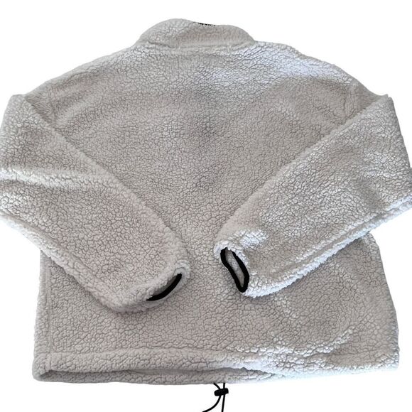 Planet Gold White/Black Half Zip Up Pull Over Fleece Jacket- XL - Picture 2 of 8